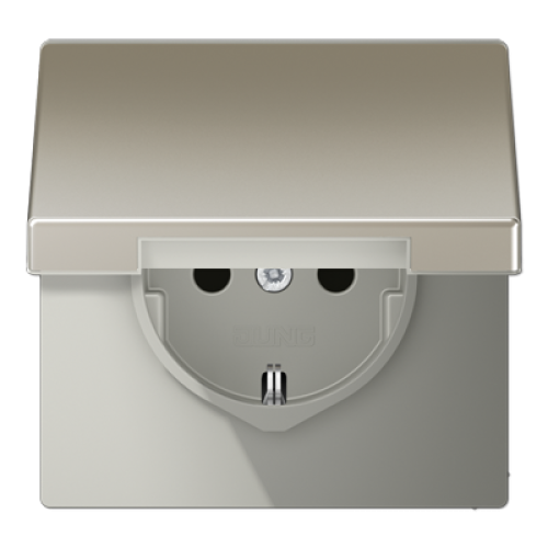 Розетка штепсельная Schuko Jung ES1520NKL