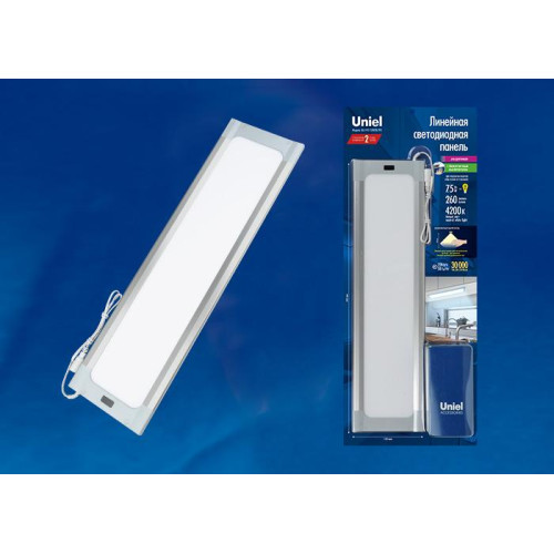 Мебельный светодиодный светильник (UL-00002884) Uniel ULI-F41-9,5W4200K/DIM Sensor IP20 Silver