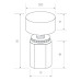 Диммер Arlight SR-NAVE-R24-BK (12-24V, 48-96W, M-FC) 046144