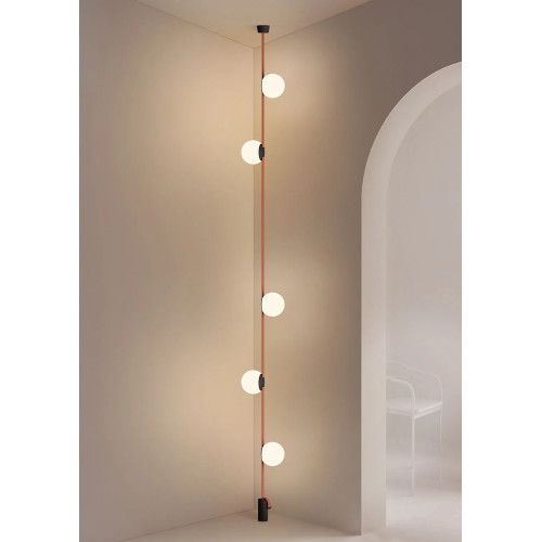 Трековый однофазный светильник Denkirs Belty orb DK5550-BK