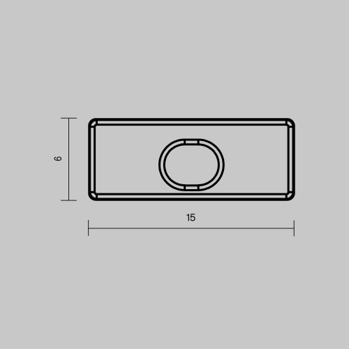 Комплект заглушек для профиля 1506 10шт Maytoni Led Strip ALM-001-B-EC 642019