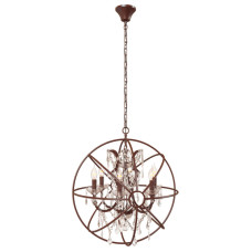 Подвесная люстра LOFT IT Foucaults orb crystal Loft1897/6