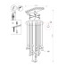Подвесная люстра Lumien Hall Danay LH8027/24P-BK-PBK