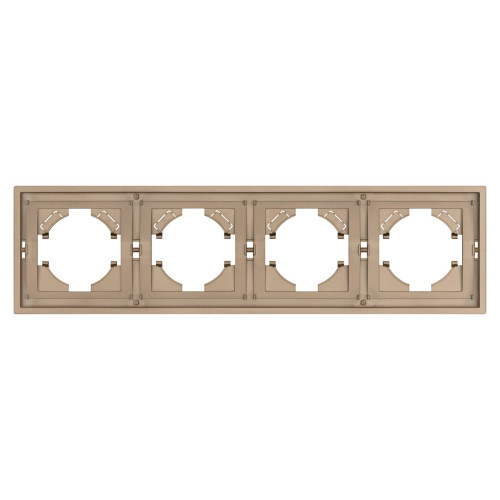 Рамка пластиковая на 4 поста Arlight FRM-TENDO-PL-4-GD 053850