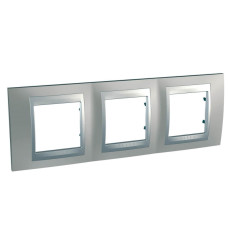 Рамка 3-постовая Schneider Electric Unica Top MGU66.006.039