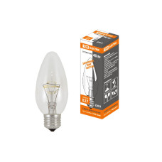 Лампа накаливания TDM Electric E27 40W прозрачная SQ0332-0010