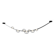Подвесной светодиодный светильник Crystal Lux Bosque SP7 L3000 Black/Transparent