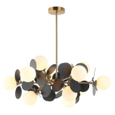Подвесная люстра Lumien Hall Ilmari LH4136/12P-BR-BK