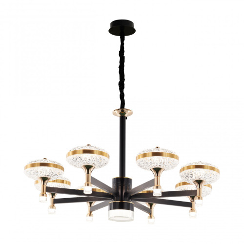 Подвесная люстра Arte Milano Ferrara 273059/8 BK/GD