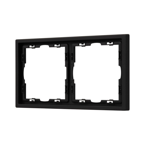 Рамка пластиковая Arlight FRM-NOBE-SFPL-2-BK 054216 Рамка пластиковая Arlight FRM-NOBE-SFPL-2-BK 054216