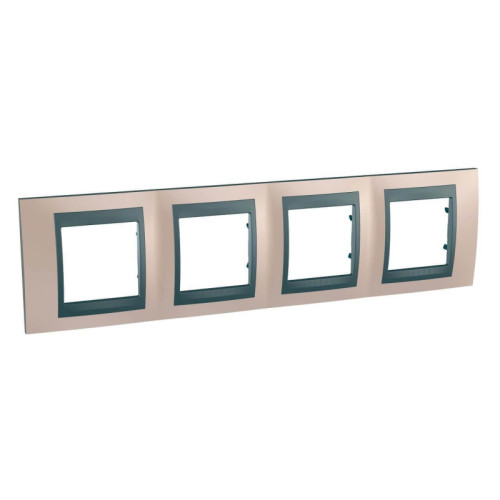 Рамка 4-постовая Schneider Electric Unica Top MGU66.008.296