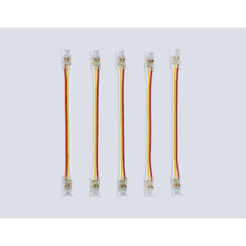 Соединитель гибкий двухсторонний Ambrella Light Illumination COB CCT 12/24V для лент 8mm (3 конт.) (5шт. в комплекте) GS7911