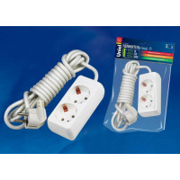 Удлинитель (02885) Uniel 2гн х 3м с/з Standard S-GCD2-3