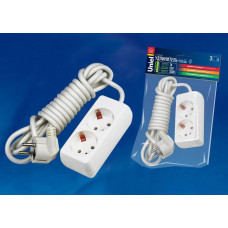 Удлинитель (02885) Uniel 2гн х 3м с/з Standard S-GCD2-3