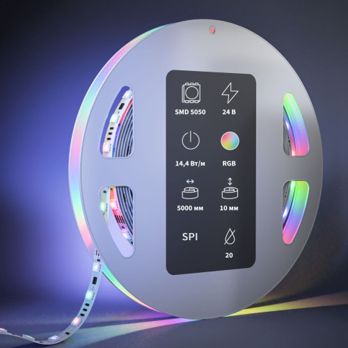 Светодиодная лента Maytoni Led Strip 24В 5050 14,4Вт/м RGB 5м IP20 201246 Светодиодная лента Maytoni Led Strip 24В 5050 14,4Вт/м RGB 5м IP20 201246