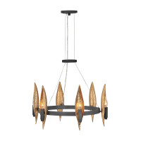 Подвесная люстра Hinkley Willow QN-WILLOW6-CBK