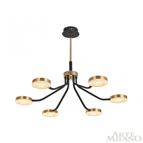 Люстра на штанге Arte Milano Ferrara 276079/6 BK/GD
