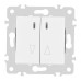 Выключатель жалюзи с подсветкой Arte Milano 203.39-2.white