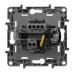 Переключатель одноклавишный Legrand Etika с подсветкой 10A 250V алюминий 672415