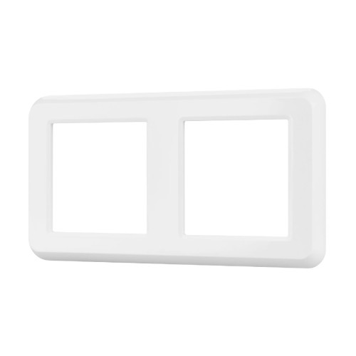 Рамка двухместная Arlight FRM-VERSA-PL-2-WH 043776