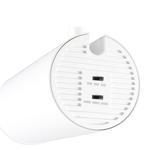 Трековый однофазный светильник Crystal Lux CLT 0.31 021 WH 3CCT ZOOM