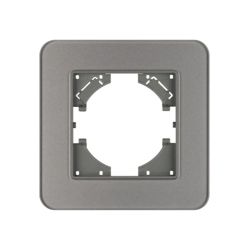 Рамка стеклянная на 1 пост Arlight FRM-OMALI-SFGS-1-GR 049677