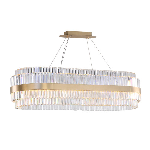 Подвесная люстра Newport 10242/120 oval brass М0066145 Подвесная люстра Newport 10242/120 oval brass М0066145