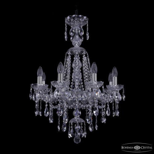 Подвесная люстра Bohemia Ivele Crystal 1415/8/200/XL-76 Ni