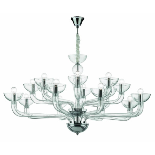 Подвесная люстра Ideal Lux Casanova SP16 Trasparente 044248