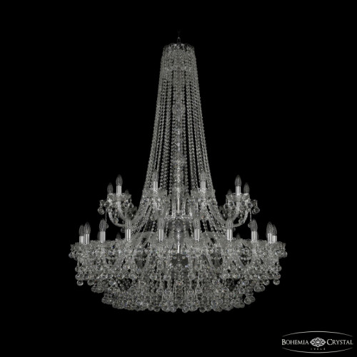 Подвесная люстра Bohemia Ivele Crystal 1409/20+10/400/h-152/2d Ni