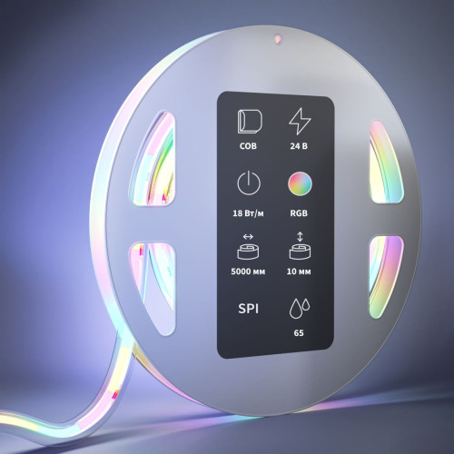 Светодиодная лента Maytoni Led Strip 24В COB 18Вт/м RGB 5м IP65 201251 Светодиодная лента Maytoni Led Strip 24В COB 18Вт/м RGB 5м IP65 201251