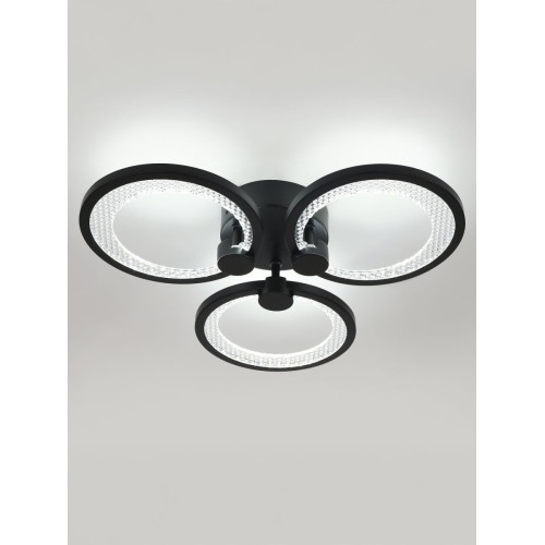 Потолочный светильник Эра Модерн Odry CLL-1-46W 3K-6,5K RC BK