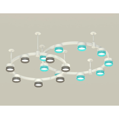 Комплект подвесного светильника Ambrella Light Techno Ring XR92211200 (A9221, A9226, C9241, C9236, N8488, N8484)