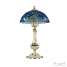 Настольная лампа Bohemia Ivele Crystal Florence 71100L/25 GW Aquamarine/H-1K