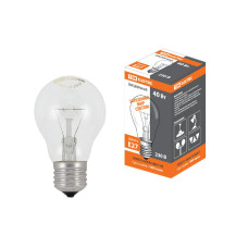 Лампа накаливания TDM Electric E27 40W 2700K прозрачная SQ0332-0035