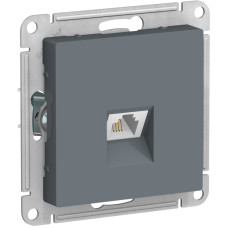 Розетка телефонная RJ11 Systeme Electric AtlasDesign Грифель ATN000781