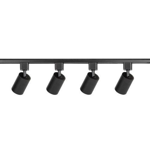 Трековый однофазный светильник (4 шт.) Эра TR70-SET4-GU10-BK Б0063956