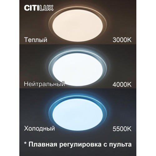 Потолочная люстра Citilux Спутник CL734680G