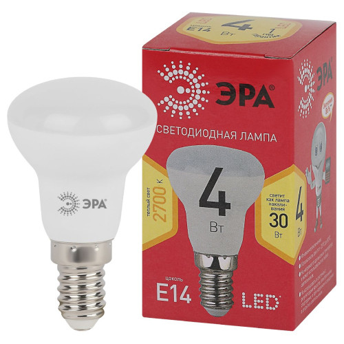 Лампа светодиодная Эра E14 4W 2700K LED R39-4W-827-E14 R Б0052442