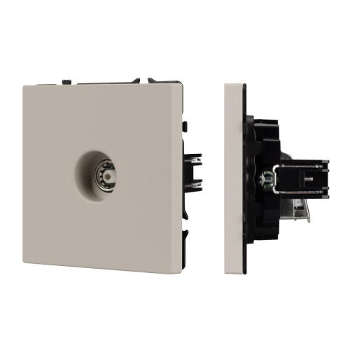 Механизм телевизионной розетки Arlight SCT-NOBE-MTV1-SFPL-CA (Кашемир) 061895