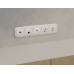 Комплект механизма компьютерной розетки Ambrella Volt RJ-45 (8P8C) CAT6A экранированной с автоматической защитной шторкой OMEGA MO132005 Белый матовый QUANT