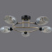 Люстра на штанге Illumico IL0300-5CSQ-79 BK AB