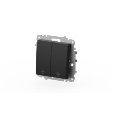 Переключатель двухклавишный ELBI Zena Vega 609-014800-211