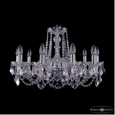 Подвесная люстра Bohemia Ivele Crystal 1402/10/240 Ni Leafs