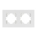 Рамка на 2 поста пластиковая Arlight FRM-PERIO-PL-2-WH 049750