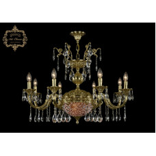 Подвесная люстра Art Classic 31.29.8.CK250SP.250GL.G.Sp.Amber.White.1A