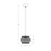 Подвесной светильник Arte Lamp Grid A7069SP-1GO