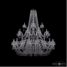 Подвесная люстра Bohemia Ivele Crystal 1403/20+10+5/530/3d Ni
