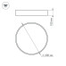 Потолочный светильник Arlight SP-Tor-Pill-R600-50W Warm3000 022131(2)