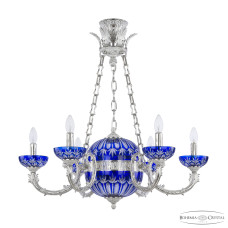 Подвесная люстра Bohemia Ivele Crystal Florence 71009P/6/210 NW P Clear-Blue/H-1I Y8